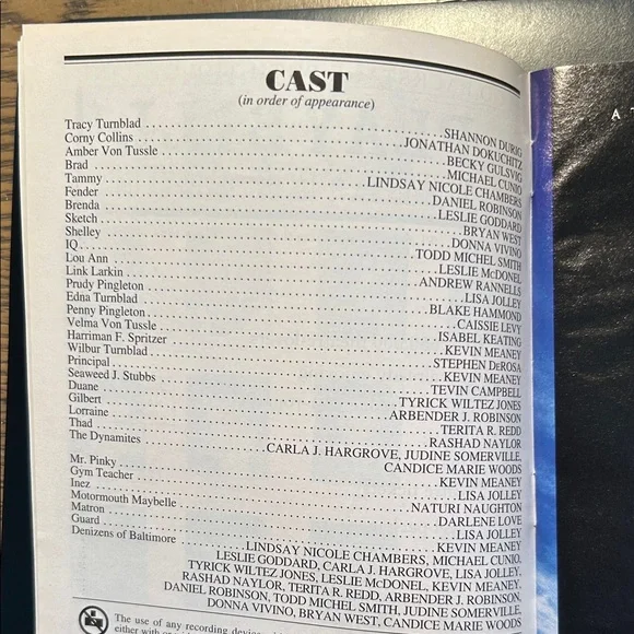 Hairspray July 2006 Broadway Playbill Neil Simon Theatre Original Cast Program - Picture 2 of 3